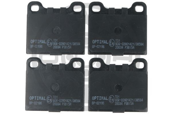 OPTIMAL BP-02196 Brake Pad Set, disc brake