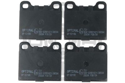 Brake Pad Set, disc brake OPTIMAL BP-02196