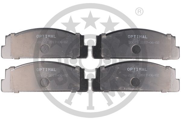 OPTIMAL BP-03512 Brake Pad Set, disc brake