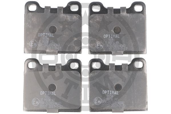OPTIMAL BP-09154 Brake Pad Set, disc brake