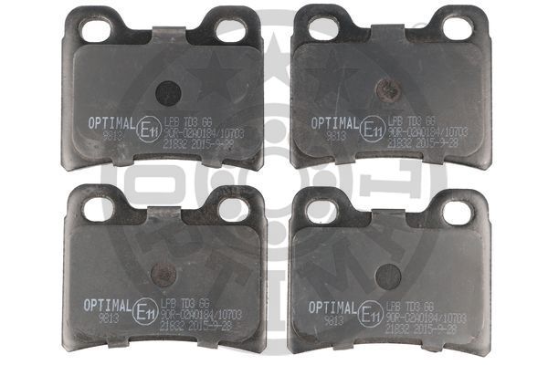 OPTIMAL BP-09813 Brake Pad Set, disc brake