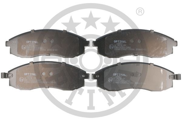 OPTIMAL BP-10083 Brake Pad Set, disc brake