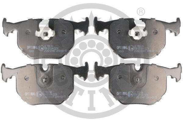OPTIMAL BP-10101 Brake Pad Set, disc brake