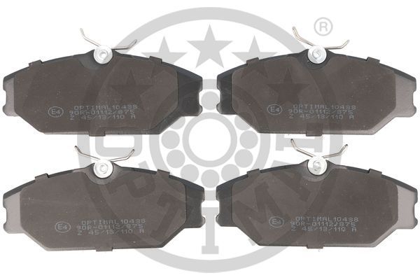 OPTIMAL BP-10438 Brake Pad Set, disc brake