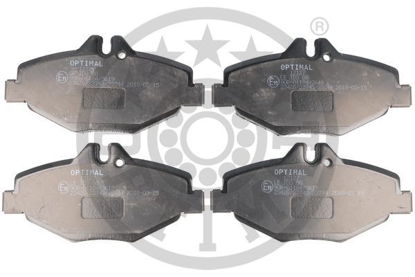 OPTIMAL BP-12127 Brake Pad Set, disc brake