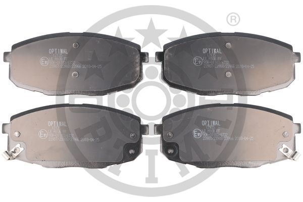 OPTIMAL BP-12135 Brake Pad Set, disc brake