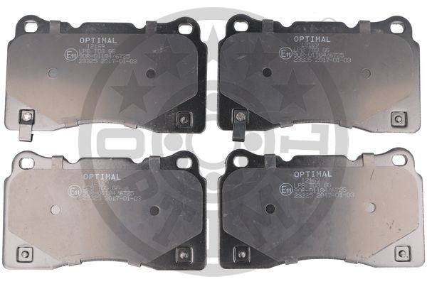 OPTIMAL BP-12169 Brake Pad Set, disc brake