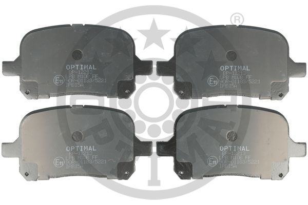 OPTIMAL BP-12213 Brake Pad Set, disc brake