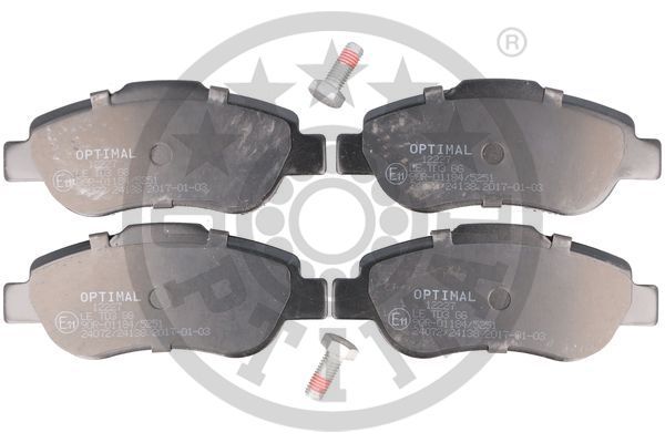 OPTIMAL BP-12227 Brake Pad Set, disc brake