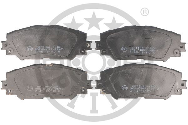 OPTIMAL BP-12310 Brake Pad Set, disc brake