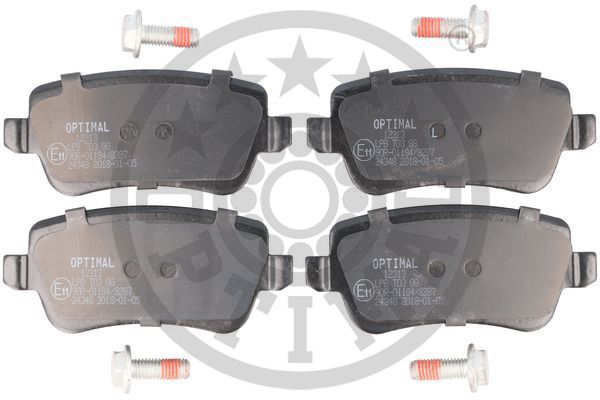 OPTIMAL BP-12313 Brake Pad Set, disc brake