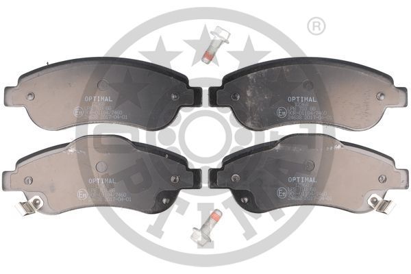OPTIMAL BP-12368 Brake Pad Set, disc brake