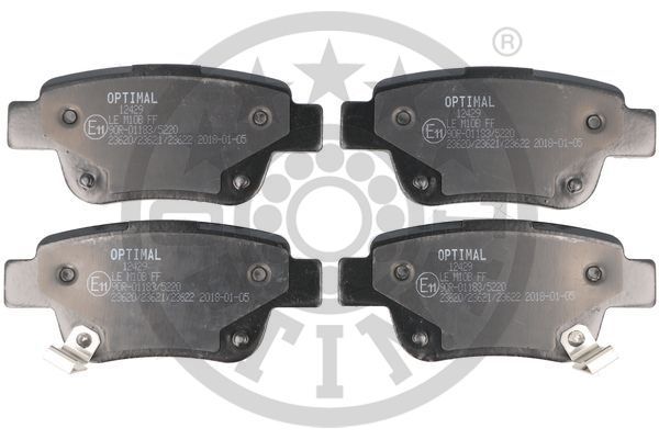 OPTIMAL BP-12429 Brake Pad Set, disc brake