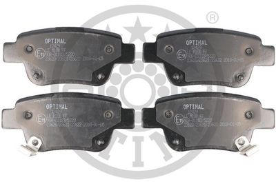 Brake Pad Set, disc brake OPTIMAL BP-12429