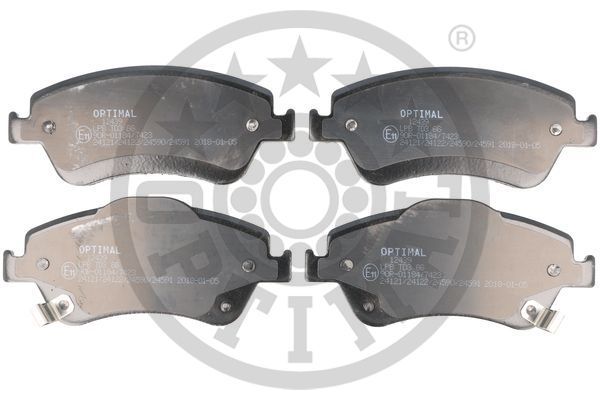 OPTIMAL BP-12439 Brake Pad Set, disc brake