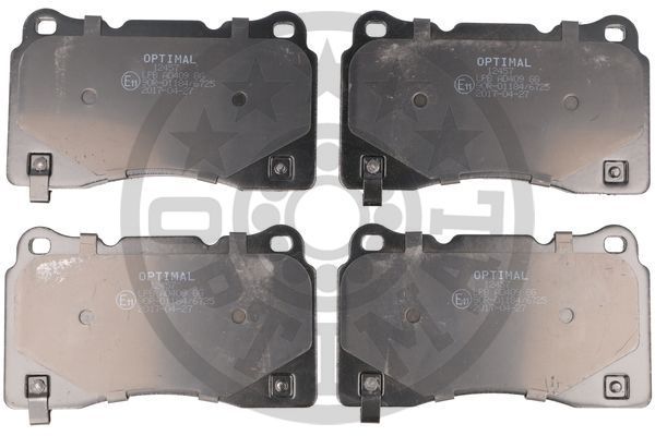 OPTIMAL BP-12457 Brake Pad Set, disc brake