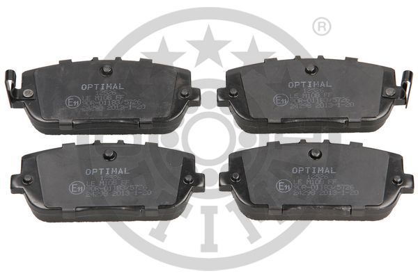 OPTIMAL BP-12526 Brake Pad Set, disc brake