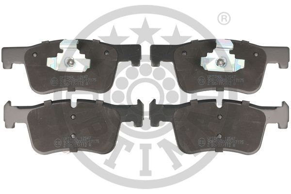 OPTIMAL BP-12547 Brake Pad Set, disc brake