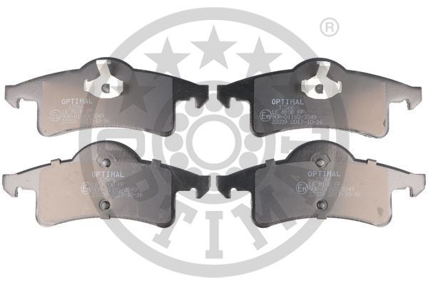 OPTIMAL BP-12566 Brake Pad Set, disc brake