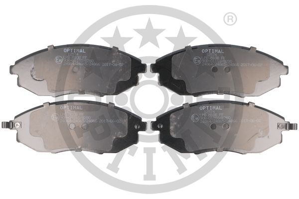 OPTIMAL BP-12574 Brake Pad Set, disc brake