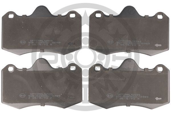 OPTIMAL BP-12585 Brake Pad Set, disc brake