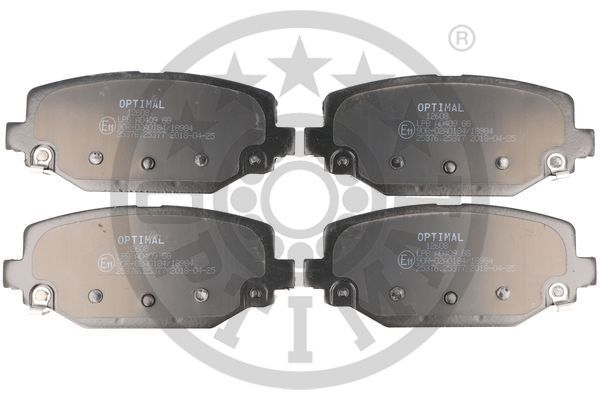 OPTIMAL BP-12608 Brake Pad Set, disc brake