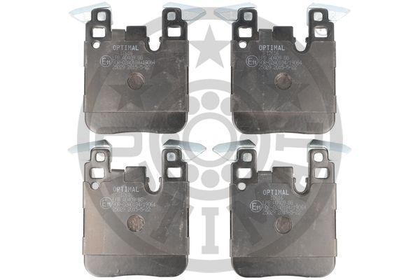 OPTIMAL BP-12616 Brake Pad Set, disc brake