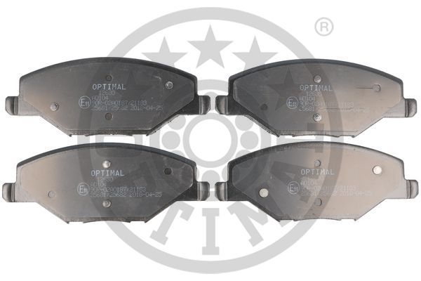 OPTIMAL BP-12630 Brake Pad Set, disc brake