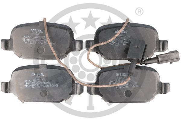 OPTIMAL BP-12637 Brake Pad Set, disc brake