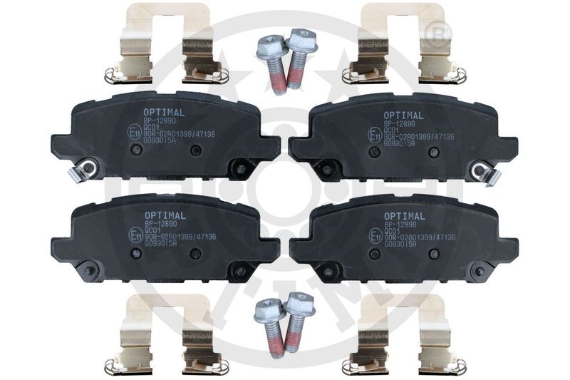OPTIMAL BP-12890 Brake Pad Set, disc brake
