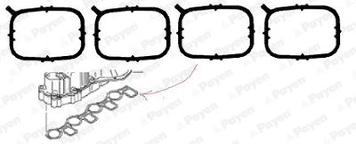 Gasket Set, intake manifold PAYEN HA5070