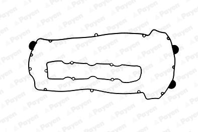 Gasket Set, cylinder head cover PAYEN HM5070