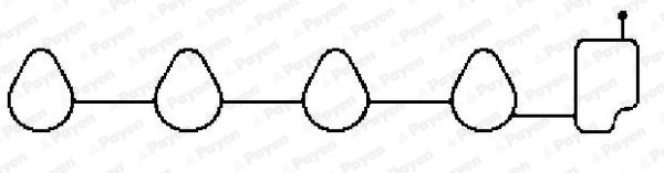 PAYEN JD6037 Gasket, intake manifold