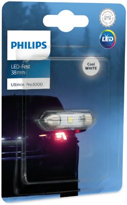 Bulb, licence plate light PHILIPS 11854U30CWB1