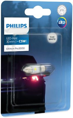 PHILIPS 11860U30CWB1 Bulb, licence plate light