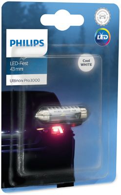 Bulb, licence plate light PHILIPS 11864U30CWB1
