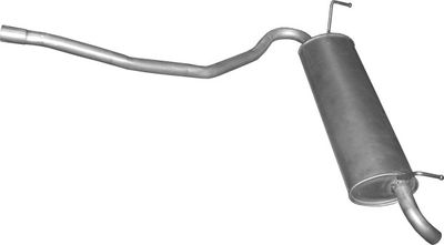 Rear Muffler POLMO 07.40
