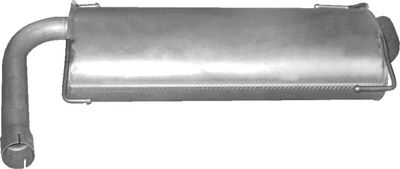 Rear Muffler POLMO 07.86