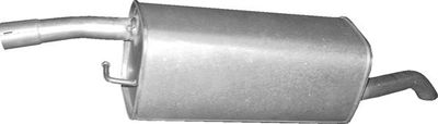 Rear Muffler POLMO 08.668