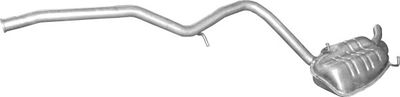 Rear Muffler POLMO 13.40