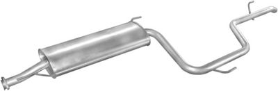 Rear Muffler POLMO 13.166