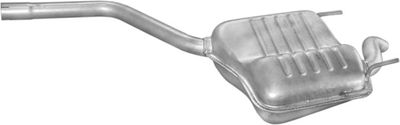 Rear Muffler POLMO 13.167