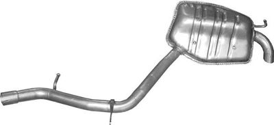 Rear Muffler POLMO 13.31