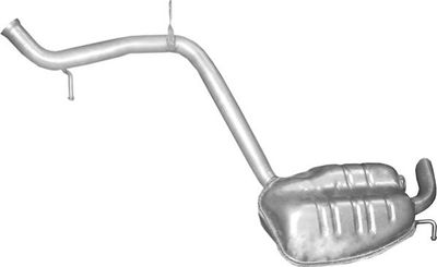 Rear Muffler POLMO 13.32