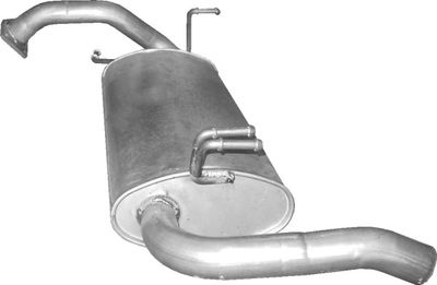 Rear Muffler POLMO 14.152