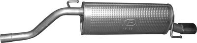 Rear Muffler POLMO 16.00