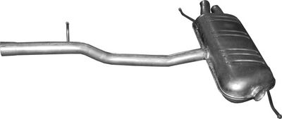 Rear Muffler POLMO 30.04