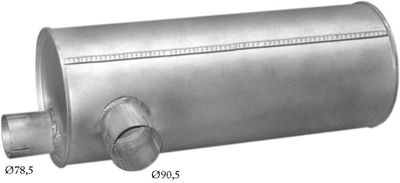 Rear Muffler POLMO 61.08