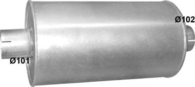 Rear Muffler POLMO 61.29
