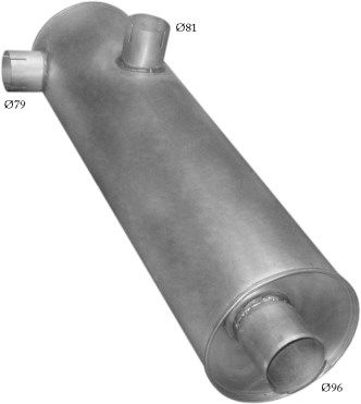 Rear Muffler POLMO 64.09